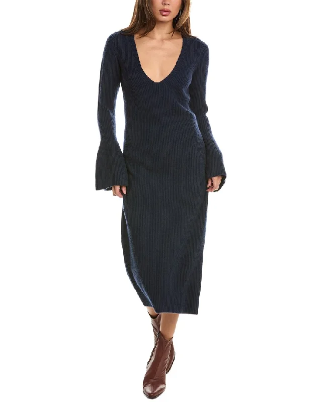 Maxi dress with side pockets-Equipment Dree Wool & Cashmere-Blend Maxi Dress