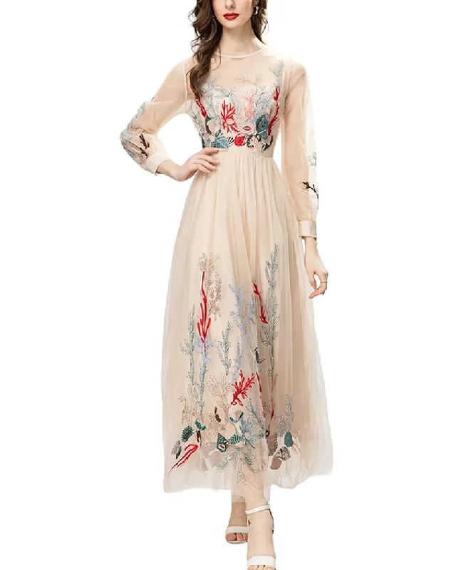 Maxi dress with cutouts-BURRYCO Maxi Dress