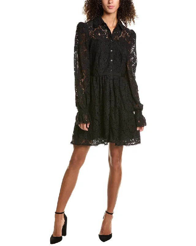 Mini dress with batik prints-Rachel Parcell Lace Mini Dress