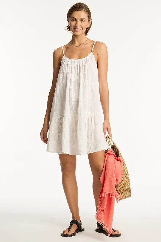 Cute mini dress-Sunset Short Sundress