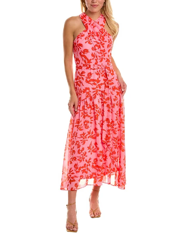 Maxi dress with smocked waist-Taylor Crossover Maxi Dress