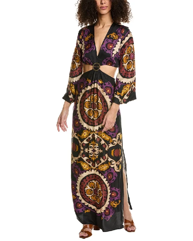 Maxi dress with geometric patterns-ba&sh Maxi Dress