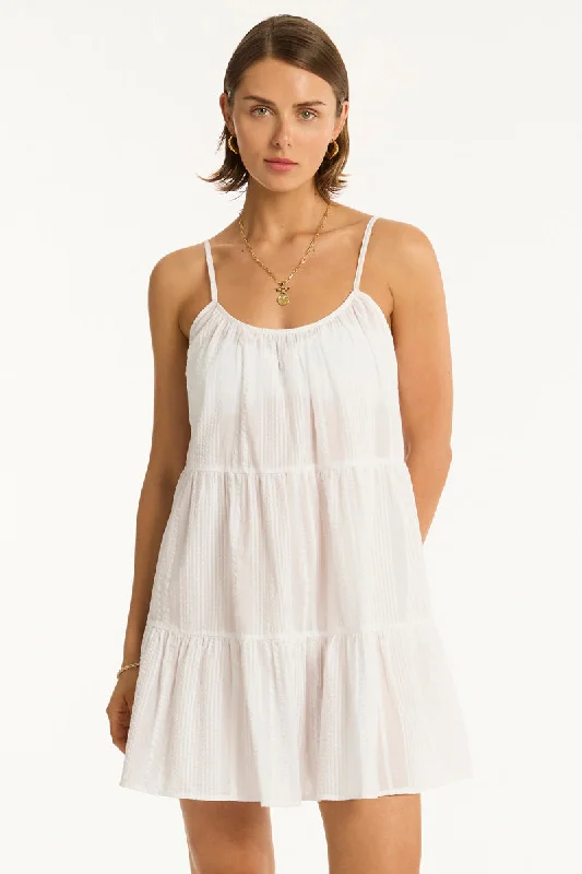 Wrap style mini dress-Heatwave Short Sundress