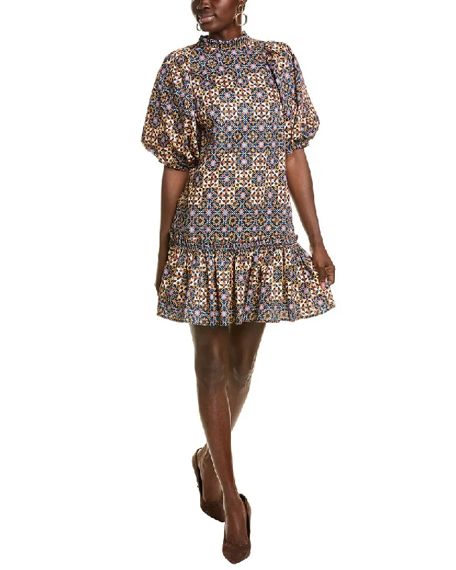 Mini dress with embroidery-tyler böe Sammy Mosaic Mini Dress