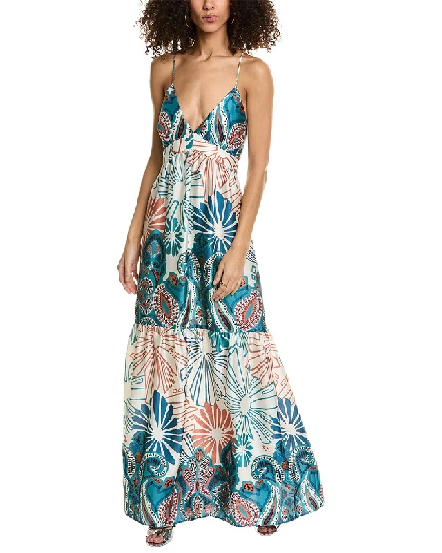 Maxi dress with halter neck-ba&sh Maxi Dress