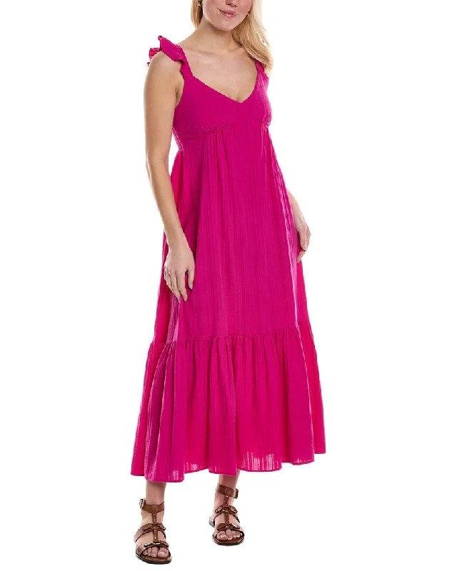 Maxi dress with eyelet fabric-Saltwater Luxe Tank Maxi Dress