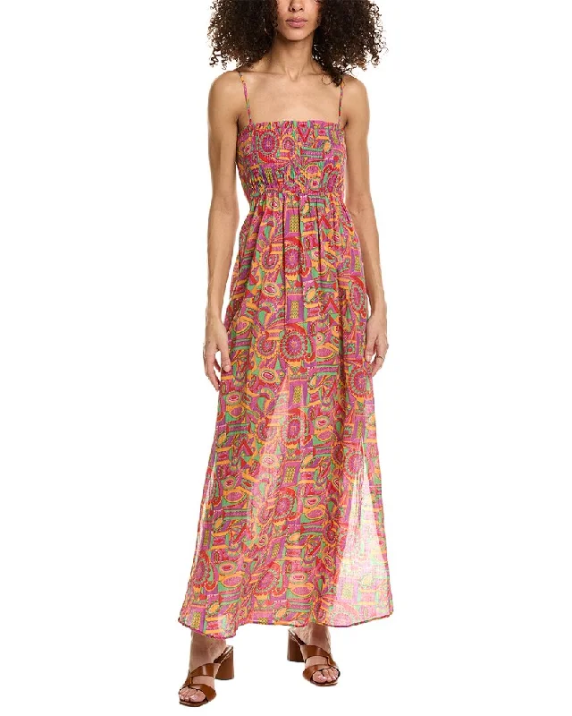 Maxi dress with shimmer effect-ba&sh Maxi Dress