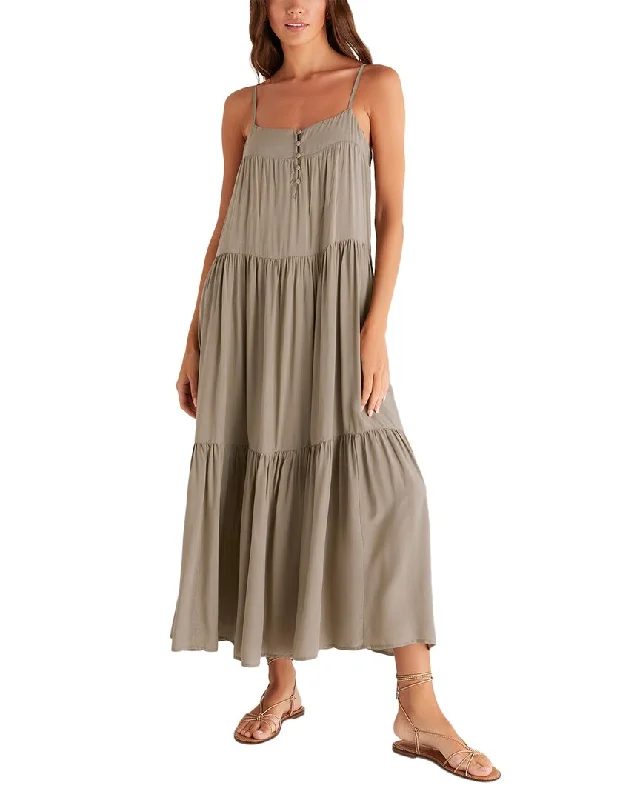 Maxi dress with knot front-Z SUPPLY Waverly Maxi Dress