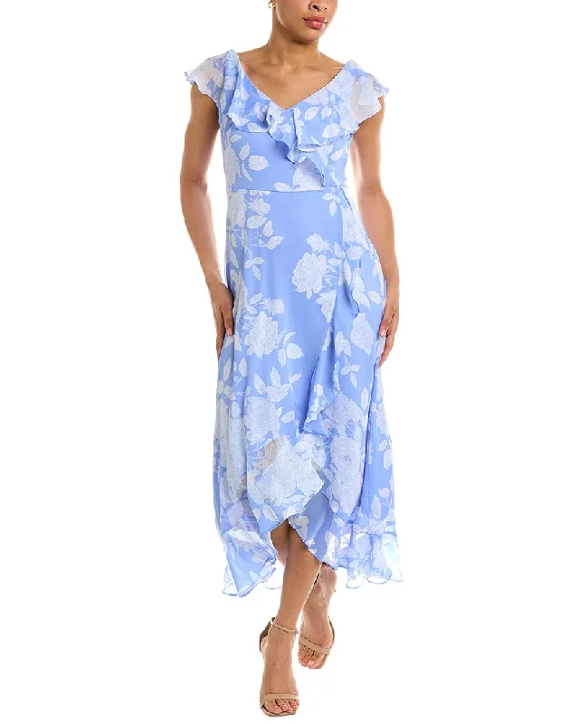 Maxi dress with floral print-London Times Maxi Dress