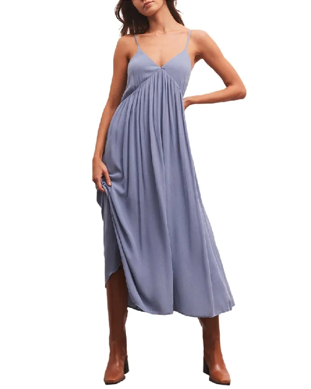 Casual cotton midi dress-Z SUPPLY Atlas Midi Dress