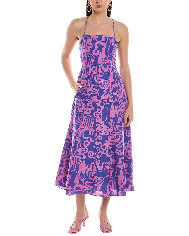 Maxi dress with zip front-Mara Hoffman Verona Maxi Dress