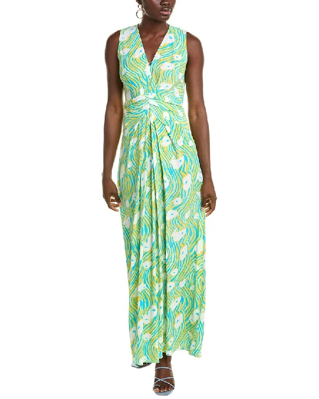 Maxi dress with ruching-Diane von Furstenberg Ace Maxi Dress