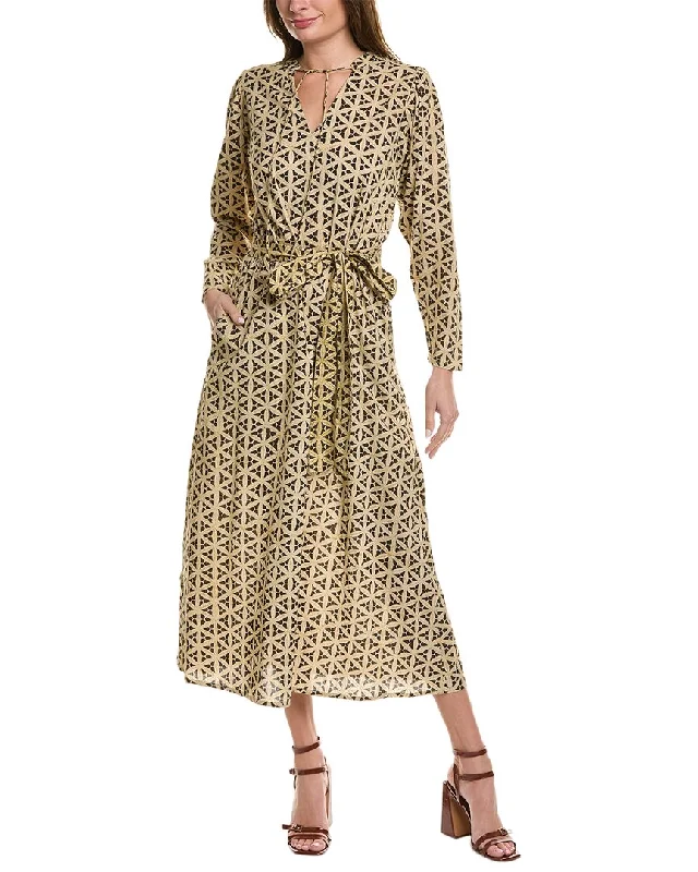 Maxi dress with knot front-SOLE Norfolk Maxi Dress