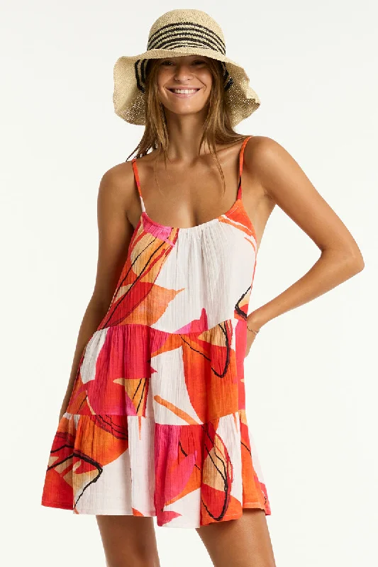 Chic mini dress-Sublime Tie Back Short Sundress