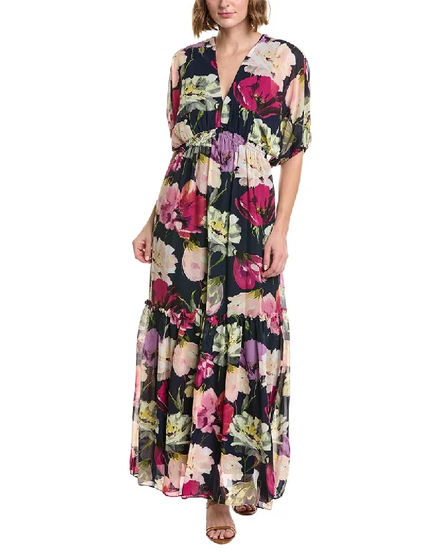 Relaxed fit maxi dress-Taylor Printed Chiffon Maxi Dress