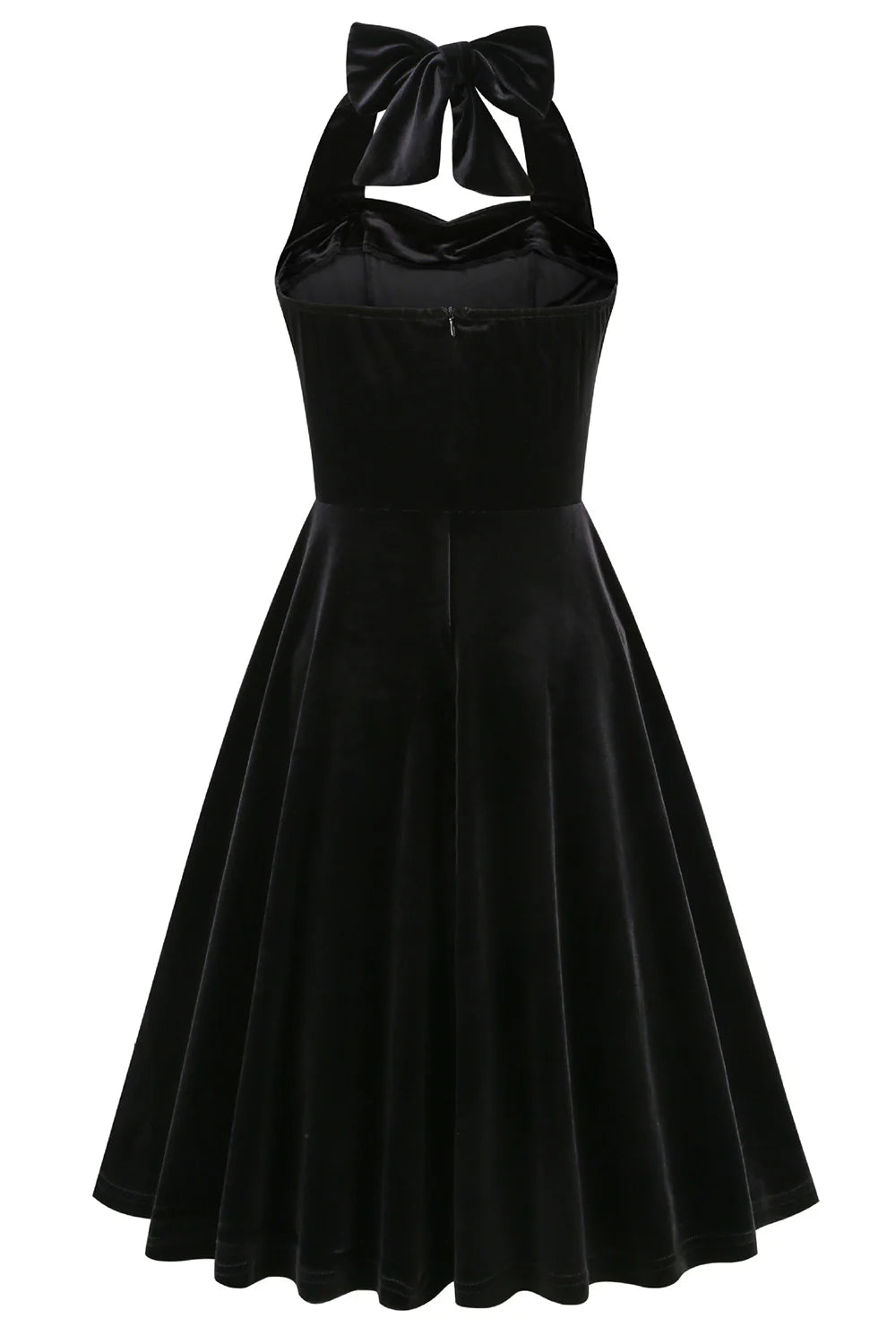 Classic black tie cocktail dress-A Line Spaghetti Straps Short Vintage Party Dress