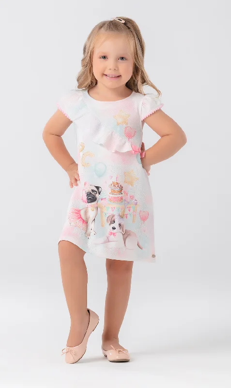 One shoulder cocktail dress-Puppy Party Dress